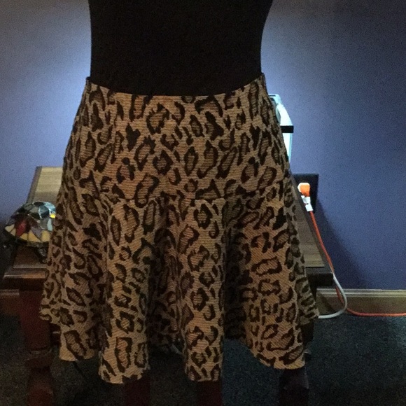 Free People Dresses & Skirts - Free People leopard skirt 8